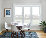 Pella 150 Series New Construction 31-1/2-in x 37-1/2-in White Vinyl Low-E Argon Double-Hung Window, Full Screen Included
