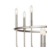 Kichler Capitol Hill 12-Light Brushed Nickel Traditional Chandelier