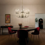 Kichler Capitol Hill 12-Light Brushed Nickel Traditional Chandelier