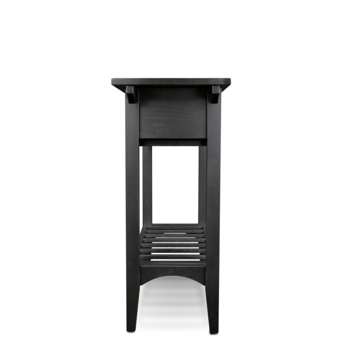 Leick Home 5-Bottle Black Wood Wine Cabinet