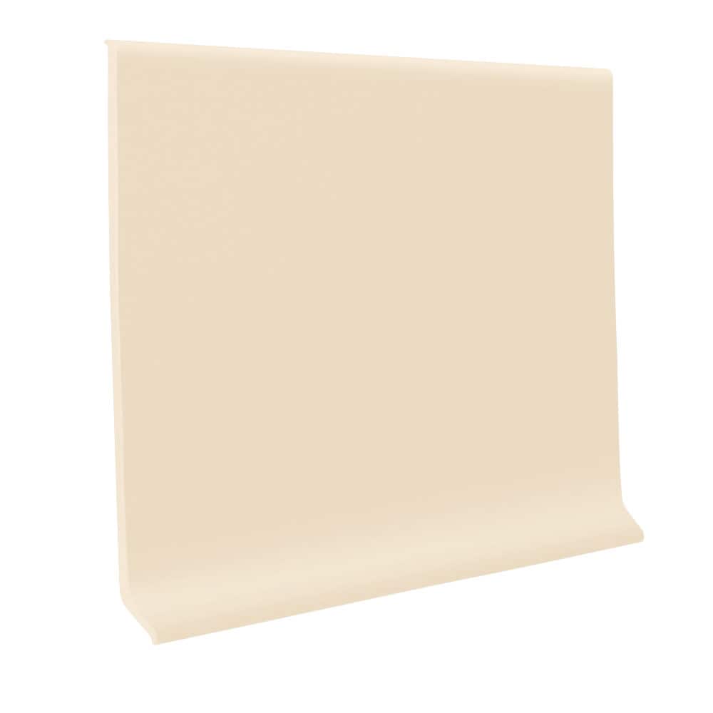 Flexco Almond 0.08-in T x 4-in W x 1440-in L Vinyl Wall Base