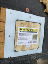 Air Vent KwikPlug 1-oz Fibered Waterproof Roof Sealant Patch, 12-in x 12-in Flange