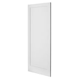 33 in. x 84 in. Pure Glossy White Wood Interior Barn Door Slab - Super Arbor
