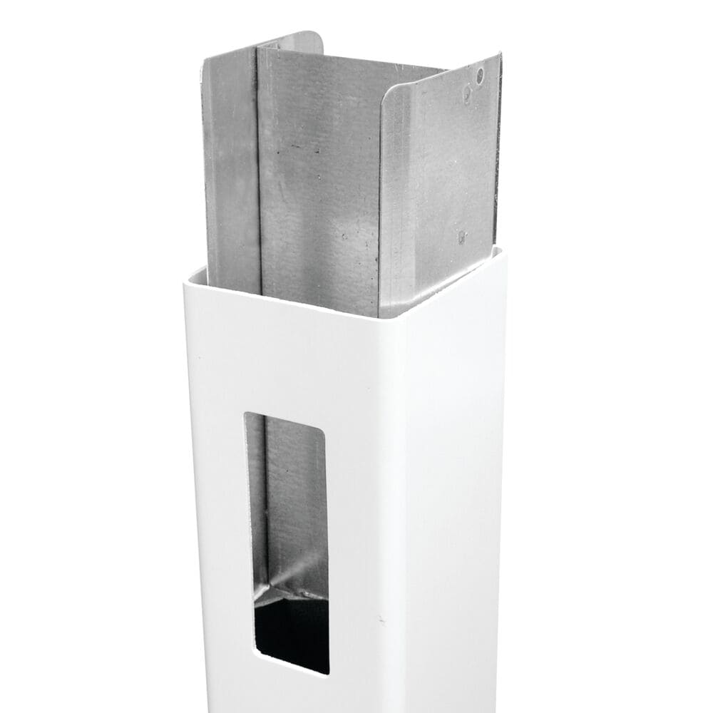 Freedom 5x5x106 5-in Silver Metal Post Insert For Vinyl Fence