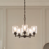 Kichler Winslow 5-Light Black Modern/Contemporary Chandelier