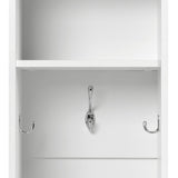 Prepac Entryway Modern 29.5-in White Composite Hall Tree