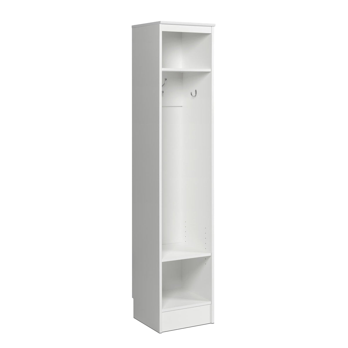 Prepac Entryway Modern 14.75-in White Composite Hall Tree