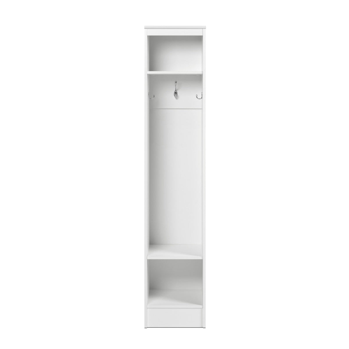 Prepac Entryway Modern 14.75-in White Composite Hall Tree