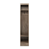 Prepac Entryway Modern 14.75-in Drifted Gray Composite Hall Tree