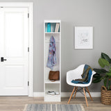 Prepac Entryway Modern 14.75-in White Composite Hall Tree