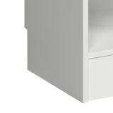 Prepac Entryway Modern 29.5-in White Composite Hall Tree