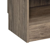 Prepac Entryway Modern 59-in Drifted Gray Composite Hall Tree