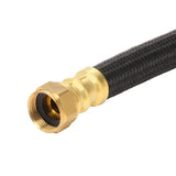 3/4 in. FIP x 3/4 in. FIP x 12 in. Polymer Braided Water Heater Connector (0.57 in. I.D.) - Super Arbor