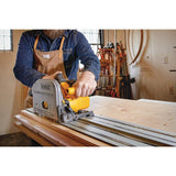 FLEXVOLT 60-Volt MAX Lithium Ion Cordless Brushless 6-1/2 in. Track Saw Kit with Bonus FLEXVOLT 20/60-Volt MAX Battery - Super Arbor
