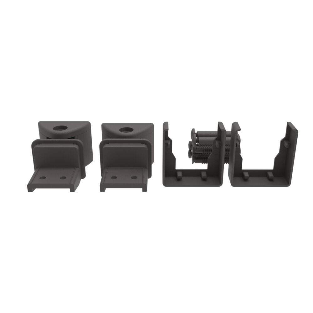 Freedom 7.52-in x 3.14-in VersaRail Matte Bronze Aluminum Angle Adapter