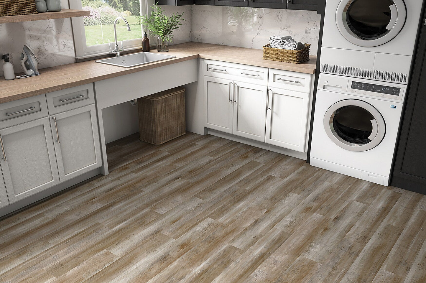 Style Selections Ozark 6-in W x 36-in L x 1.5-mm Peel and Stick Water-Resistant Luxury Vinyl Plank Flooring, 21-sq ft Carton