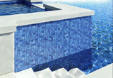 Apollo Tile (Sample) Floor and Wall Tile Blue 4-in x 4-in Polished Glass Floor and Wall Tile