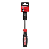 CRAFTSMAN Bi‑Material Handle 1/4-in Slotted Flathead Screwdriver, 4-in Shaft