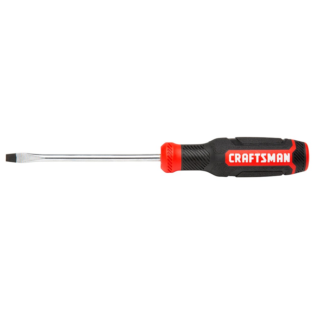 CRAFTSMAN Bi-Material Handle 3/16-in x 4-in Slotted Screwdriver