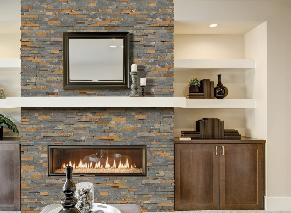 Satori Oxide Ledgestone Corner 6-in x 18-in Natural Stone Look Wall Tile (4.32-sq. ft/ Carton)