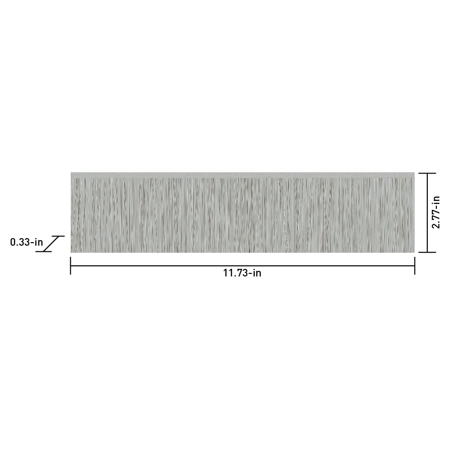 Satori Ikon Mica Matte Bullnose 3-in x 12-in Matte Porcelain Floor and Wall Tile (0.23-sq ft per Piece)