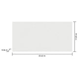 Satori Windsor White Matte Porcelain 12-in x 24-in Floor and Wall Tile, Rectified (15.44-sq ft/Carton)