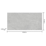 Satori Palisade Grigio 12-in x 24-in Polished Porcelain Marble Look Floor and Wall Tile (1.94-sq. ft/ Piece)