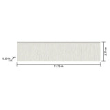 Satori Ikon Glacier Matte Bullnose 3-in x 12-in Matte Porcelain Tile (0.23-sq ft per Piece)