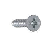 #6 x 3/4 in. Phillips Flat Head Zinc Plated Wood Screw (100-Pack)