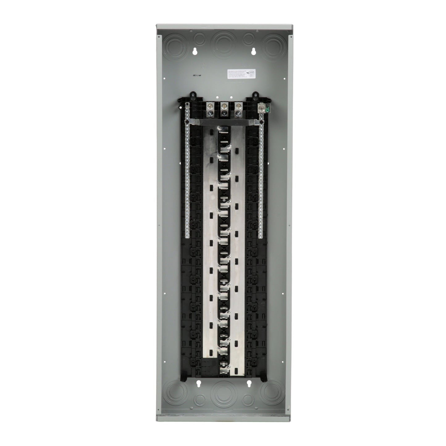 Siemens ES 225-Amp 54-space load center - angle view