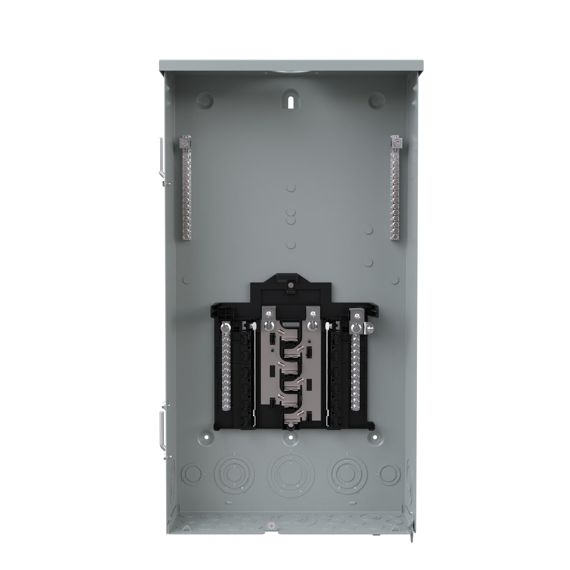 Siemens PN 225-Amp 12-space load center - angle view