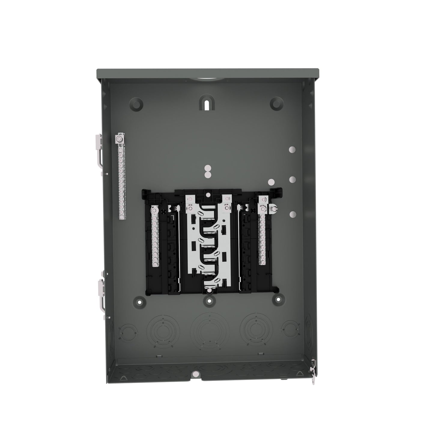 Siemens SN 200-Amp 12-space load center - angle view