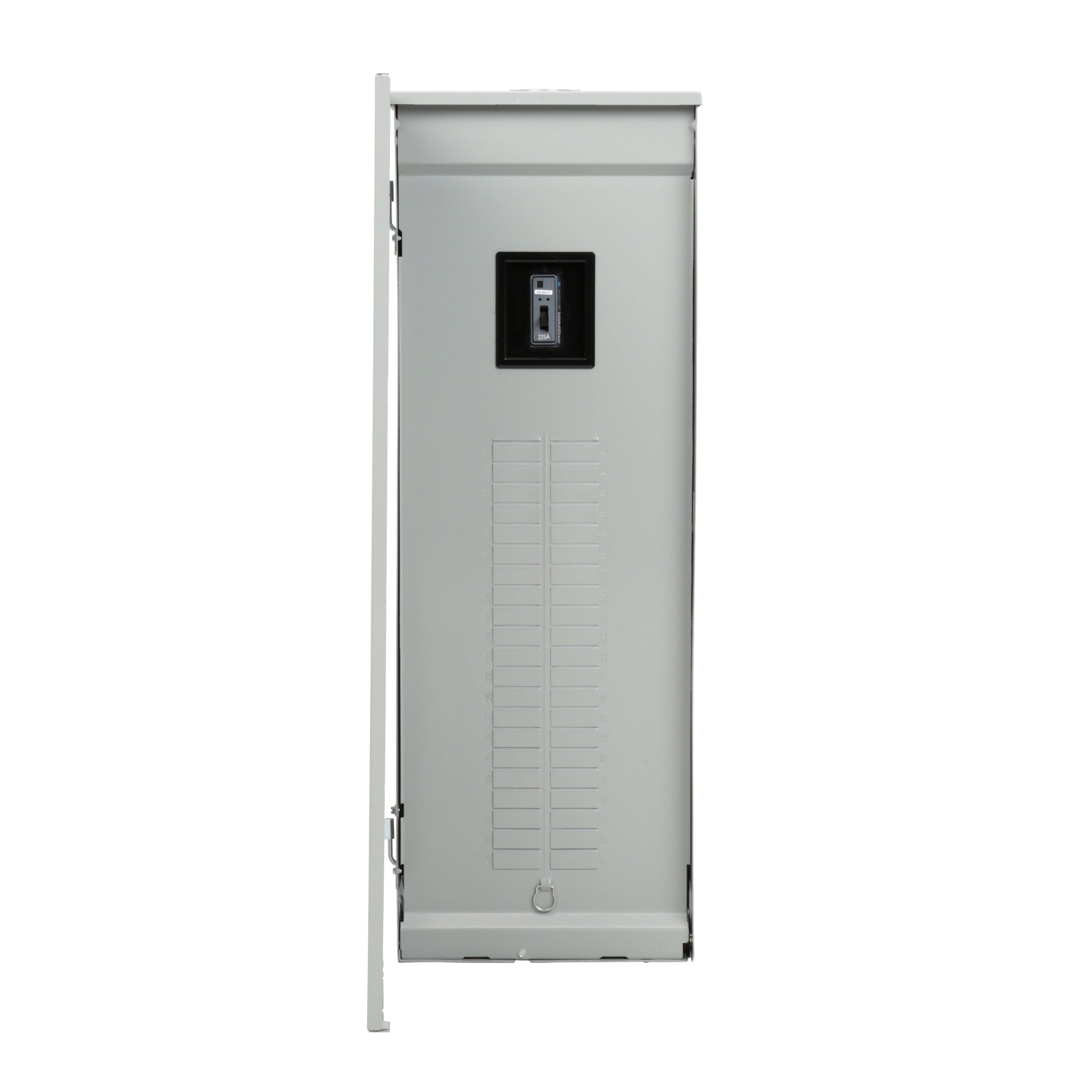 Siemens ES 200-Amp 42-space load center - angle view