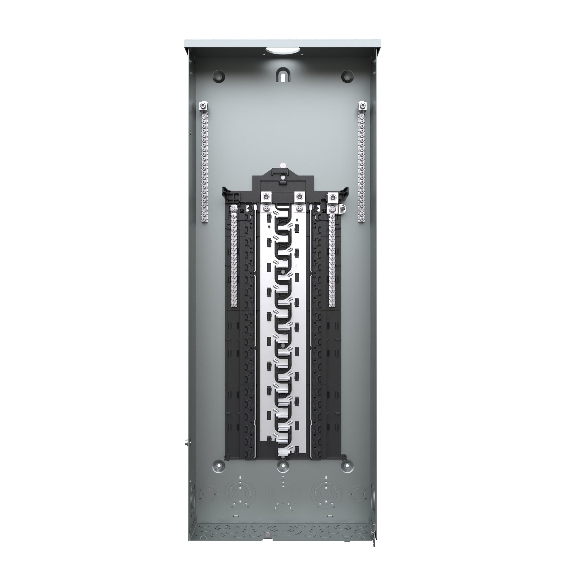 Siemens PN 200-Amp 40-space load center - angle view