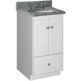 Shaker 42 in. W x 21 in. D x 34.5 in. H Vanity Cabinet Only in Natural Alder - Super Arbor