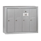3500 Series Sandstone Surface-Mounted Private Vertical Mailbox with 4 Doors - Super Arbor