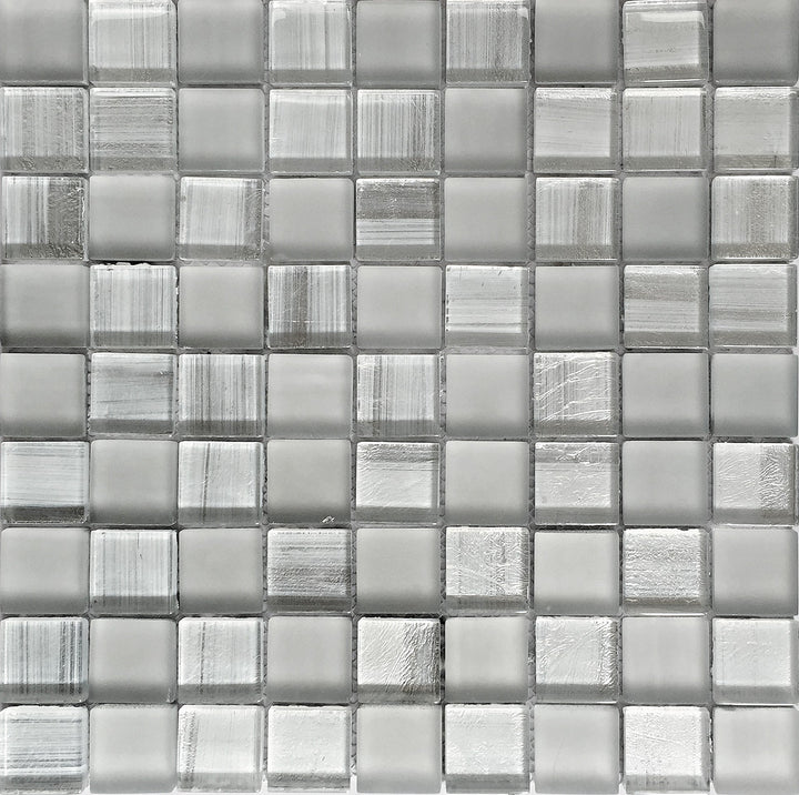 Apollo Tile Nirvana White 12-in x 12-in Polished Glass Uniform Squares Floor and Wall Tile (4.43-sq. ft/ Carton)