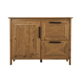Saint Birch Houstin Rustic Brown 2-Drawer 39.09-in File Cabinet