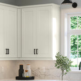 allen + roth Aveley 24-in W x 24.5-in H x 12-in D Linen Wall Fully Assembled Cabinet (Flat Panel Shaker Door Style)