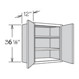 allen + roth Aveley 21-in W x 36.125-in H x 12-in D Linen Wall Fully Assembled Cabinet (Flat Panel Shaker Door Style)