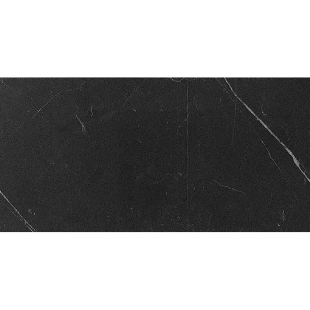 Apollo Tile (Sample) Floor and Wall Tile Eastern Black 3-in x 6-in Honed Marble Subway Floor and Wall Tile