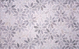Apollo Tile (Sample) Floor and Wall Tile Gray and White 4-in x 4-in Polished Marble Mixed Pattern Patterned Floor and Wall Tile