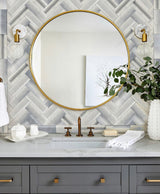 Apollo Tile (Sample) Floor and Wall Tile Gray 4-in x 4-in Honed Marble Subway Floor and Wall Tile