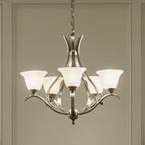 Kichler Dover 5-Light Brushed Nickel Transitional Chandelier