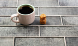 Apollo Tile Montana Light Gray 12-in x 12-in Glossy Glass Brick Patterned Wall Tile (4.83-sq. ft/ Carton)