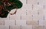 Apollo Tile (Sample) Beige 4-in x 4-in Polished Marble Brick Patterned Floor and Wall Tile
