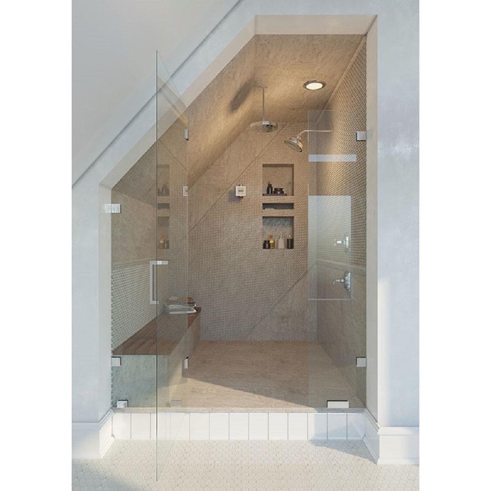 Apollo Tile (Sample) Floor and Wall Tile Wooden Gray 4-in x 4-in Polished Marble Honeycomb Patterned Floor and Wall Tile