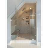 Apollo Tile (Sample) Floor and Wall Tile Wooden Gray 4-in x 4-in Polished Marble Honeycomb Patterned Floor and Wall Tile