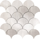 Apollo Tile (Sample) Floor and Wall Tile Gray 4-in x 4-in Polished Marble Circular Patterned Floor and Wall Tile