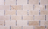 Apollo Tile (Sample) Beige 4-in x 4-in Polished Marble Brick Patterned Floor and Wall Tile